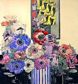 Still Life Of Anemones, 1916.
