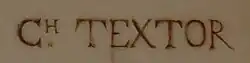 signature de Charles Textor
