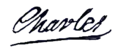 Signature de Charles X