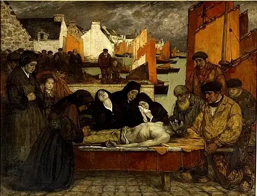 Au pays de la mer. Douleur, ou Les Victimes de la mer (entre 1908 et 1909), Paris, musée d'Orsay.