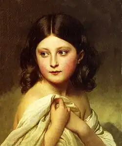 Portrait de la princesse Charlotte de Belgique
