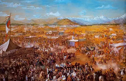 Le 18 septembre sur le champ de Mars (1845), Museo del Carmen de Maipú&nbsp;(en).