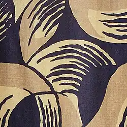 Photo en couleur d'un motif abstrait d'inspiration florale