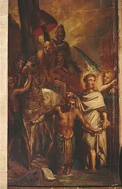 Saint Philippe baptisant l'eunuque de la reine d'Éthiopie par Théodore Chassériau (1853).