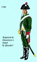 Chasseurs à cheval de Picardie 1789