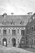 Le Cortile par Chaillou des Barres (1845).