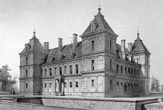 Le château d'Ancy-le-Franc par Claude-Étienne Chaillou des Barres (1845).