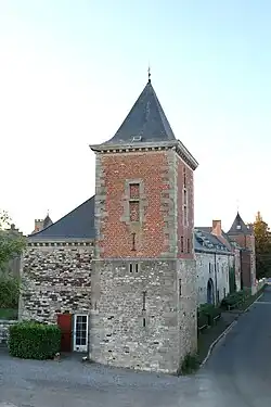 Côté sud du château.