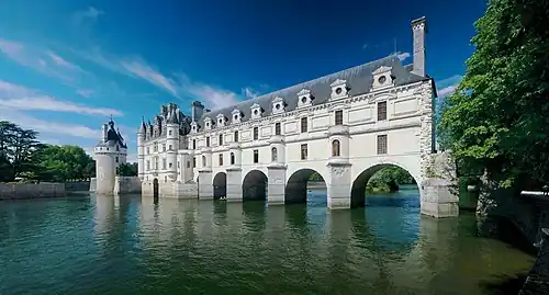 Château de Chenonceau (XVe siècle), en France.