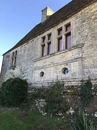 Façade nord 17e&nbsp;siècle.