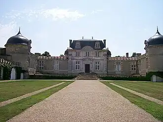 Le château de Malle (fév.&nbsp;2010)