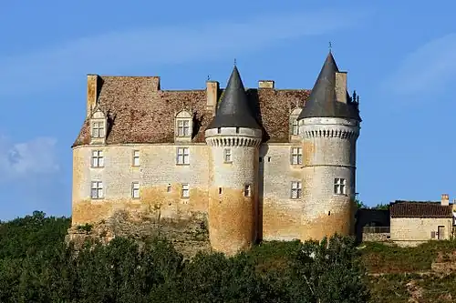Château de Bannes vu côté nord.