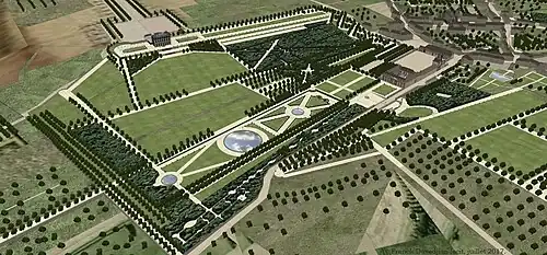 Restitution du château de Vanves à son apogée, vers 1710-1730.