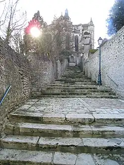 Escaliers de la rue de l'Église.