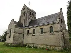 L'église Saint-Marcel.