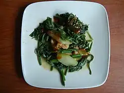 Pointes de tiges de chayote (Philippines).