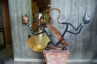 Sculpture tubulaire à Villeneuve-d'Ascq