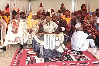 Chef traditionnel au festival Mbam'Art