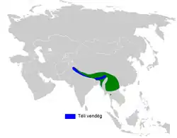 carte de répartition de Chelidorhynx