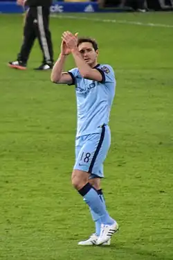 Frank Lampard de face