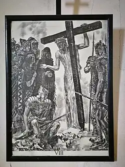 VIIIe station : Jésus rencontre les femmes de Jérusalem