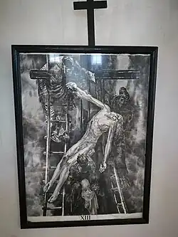 XIIIe station : descente de croix et déploration