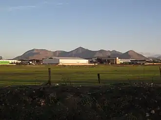 Vue du cerro Chena depuis le nord.