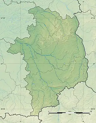 Voir sur la carte topographique du Cher