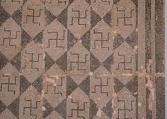 Tapis géométrique, détail.