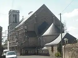 Le chevet de l'église.