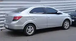 Chevrolet Prisma vue arrière