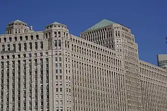 Détails de la façade.