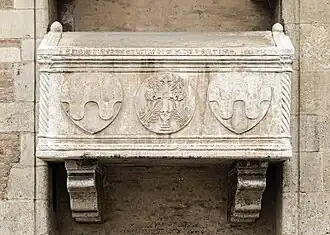 Sarcophage de Benvenuto da Porto.
