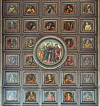 Le plafond à caisson
