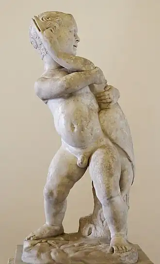 L'Enfant étranglant l'oie.