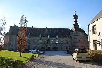 Le château restauré en 1936.