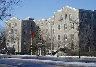 Vue de la mission diplomatique