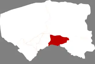 Localisation de Wǔyuán Xiàn