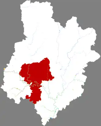 Localisation de Bāzhōu Qū