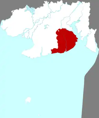 Localisation de Tiěshāngǎng Qū