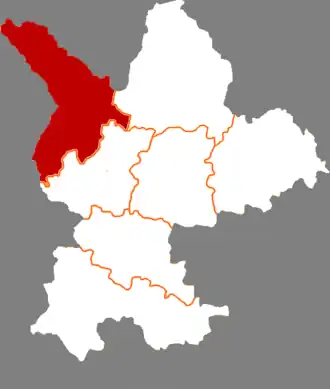 Localisation de Líntáo Xiàn