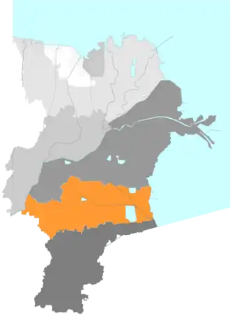 Localisation de Dōngyíng Qū