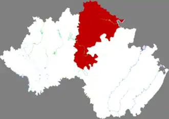 Localisation de Guǎng'ān Qū