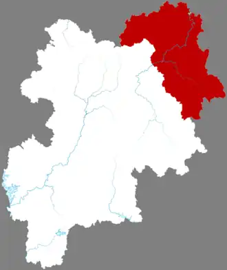 Localisation de Róng Xiàn