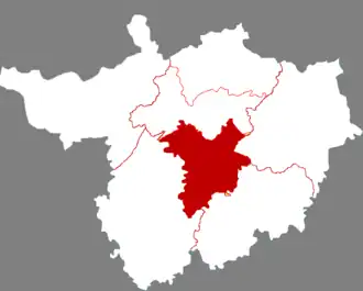 Localisation de Zhàohuà Qū