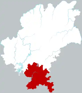 Localisation de Huāxī Qū