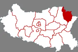 Localisation de Qiū Xiàn