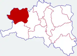 Localisation de Lüèyáng Xiàn