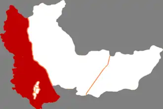 Localisation de District de Dongshan