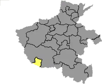 Localisation de Dengzhou